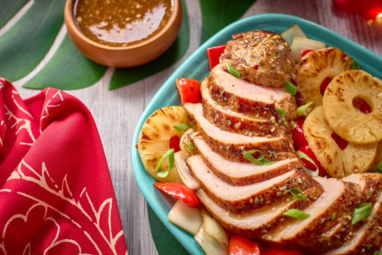 Pineapple Glazed Pork Loin