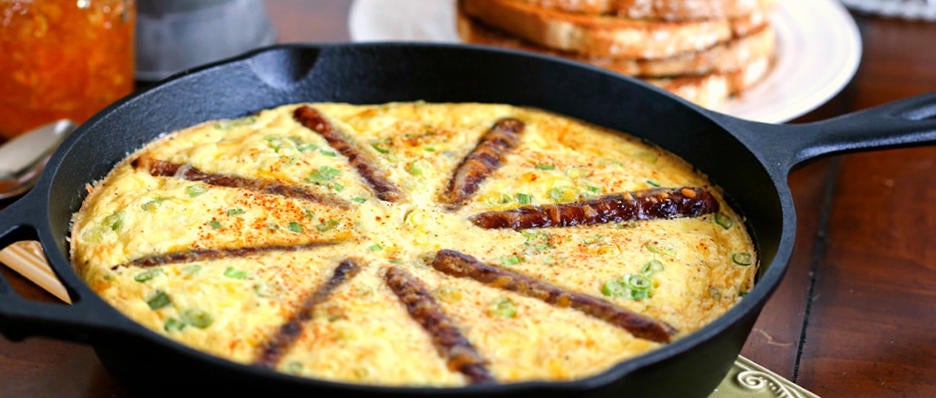 Rustic Sausage & Grits Egg Skillet | Smithfield