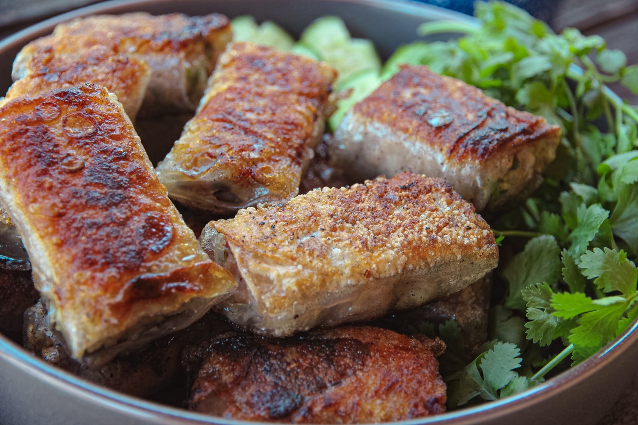 Crispy Rice Paper Dumplings