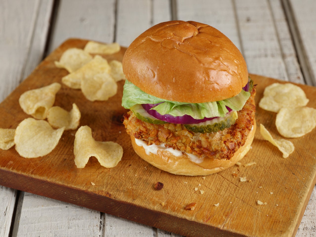 Air Fryer Pork Tenderloin Sandwich
