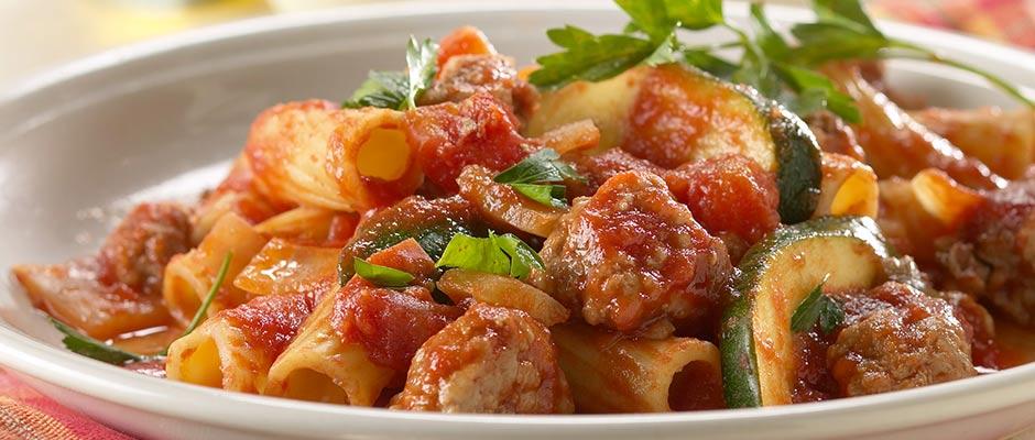 Pork and Pasta Skillet Supper | Smithfield