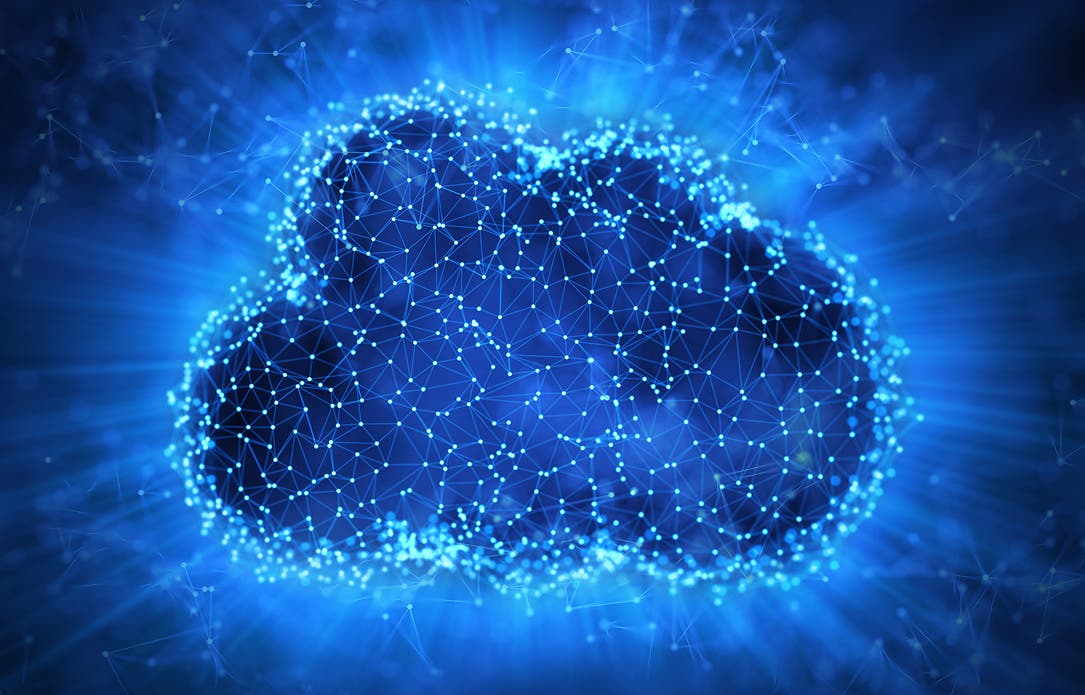 Network cloud graphic 