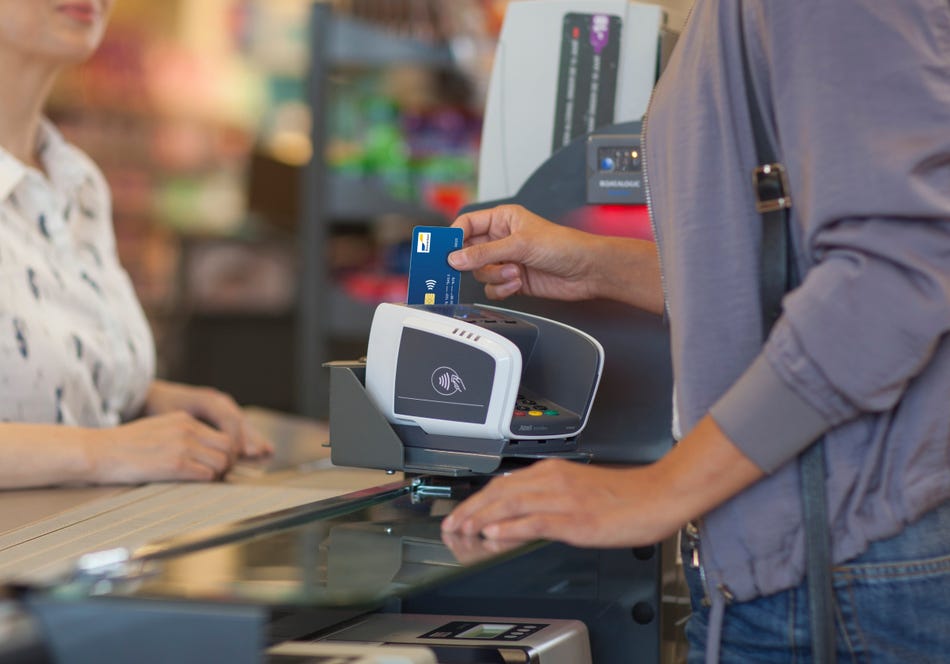 Bancontact on a payment terminal