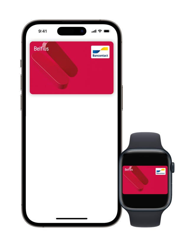 Pay contactless with Bancontact &amp; Apple Pay