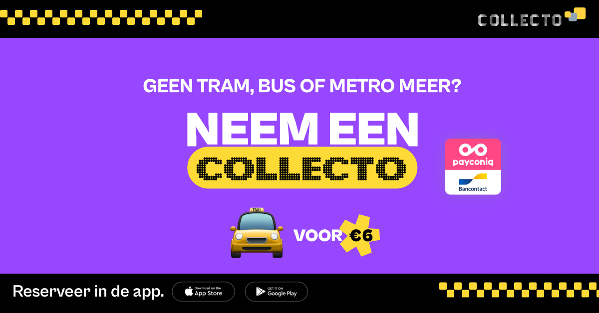 Collecto app samenwerking met Payconiq by Bancontact