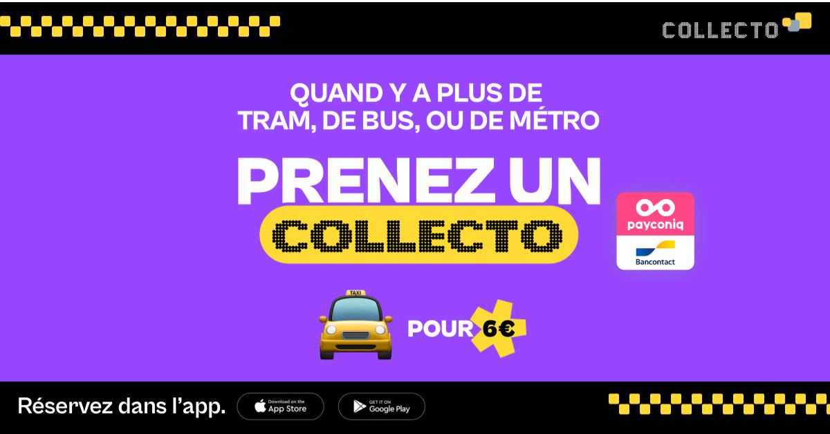 Collaboration de l'application Collecto avec Payconiq par Bancontact
