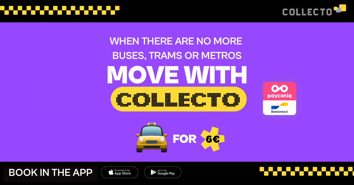 Collecto app collaboration with Payconiq by Bancontact