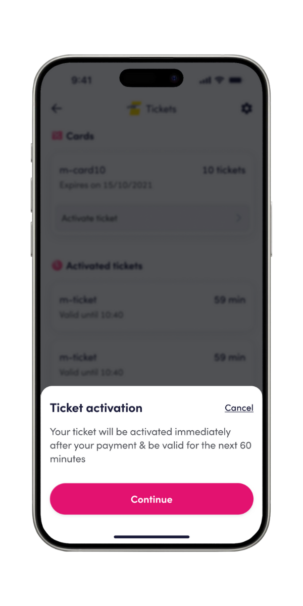 A screenshot of the new Payconiq by Bancontact app