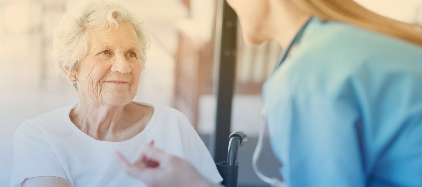 elderly patient nuclear medicine scan