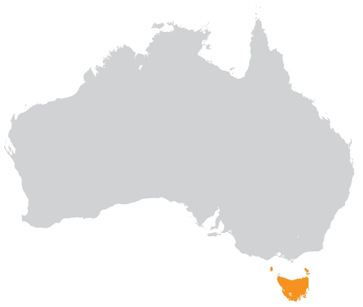 Map of Tasmania