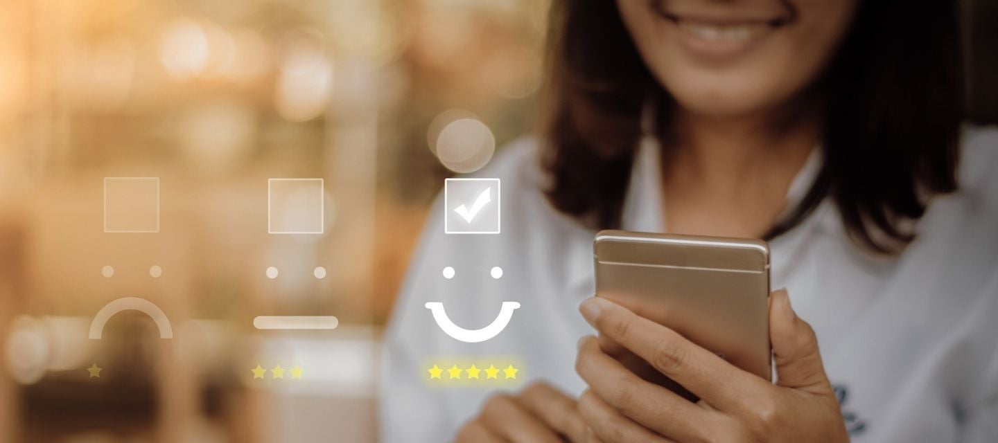 Patient feedback website banner