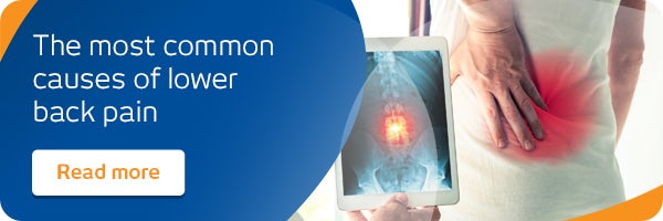 Most common causes of lower back pain
