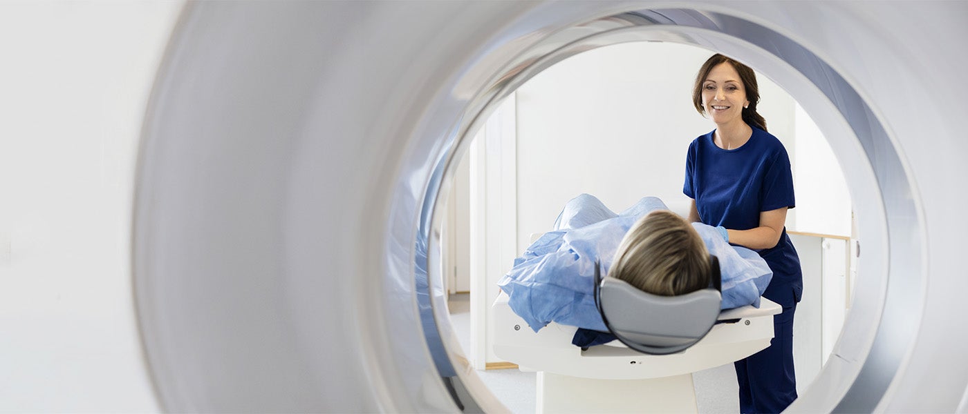 An image of an MRI scan