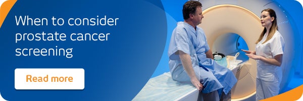 Prostate cancer screening article