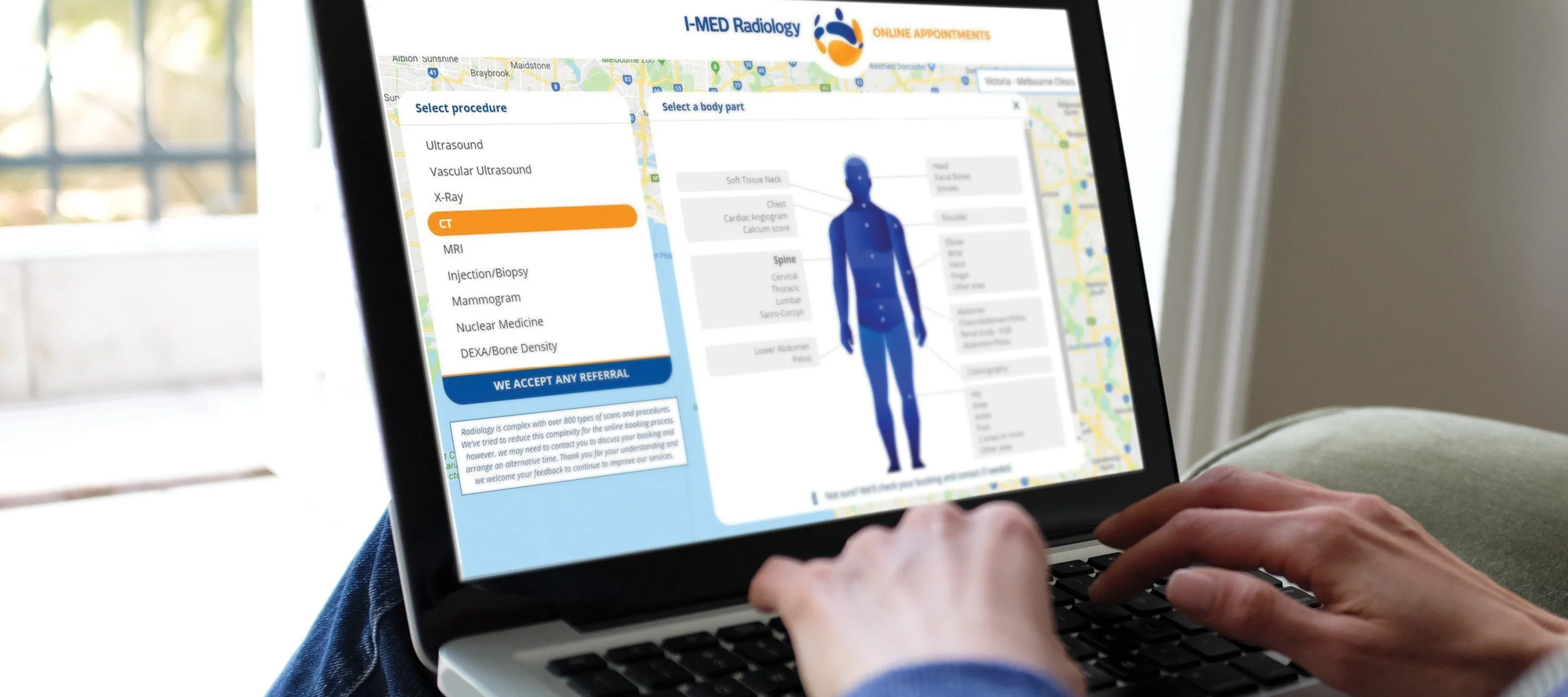 Booking your appointment online IMED Radiology Network