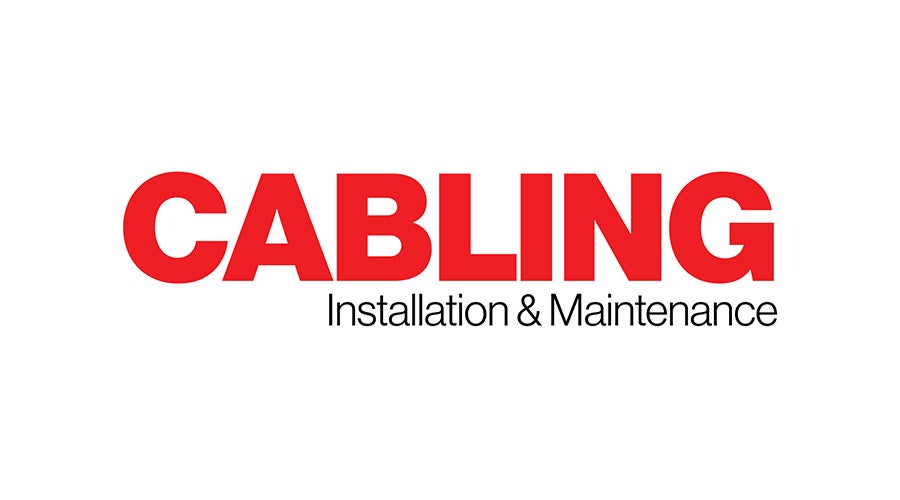 Logo for Cabling Installation & Maintenance with the word CABLING in bold red letters and Installation & Maintenance in smaller black letters below it, all on a white background.