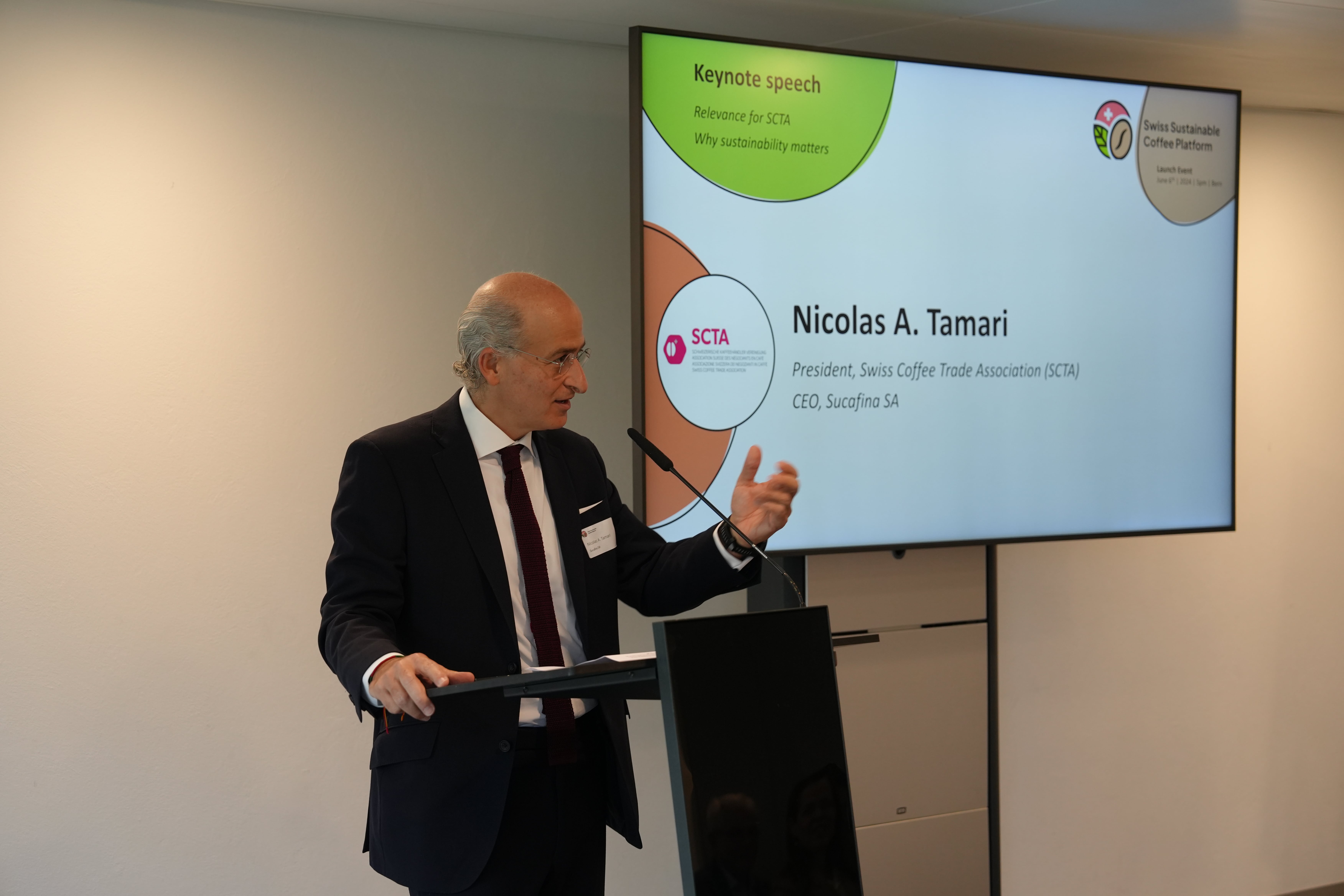 Nicolas A. Tamari, Swiss Sustainable Coffee Platform