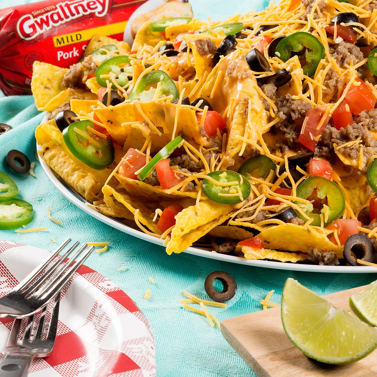 Gwaltney Savory Sausage Nachos | Gwaltney Foods