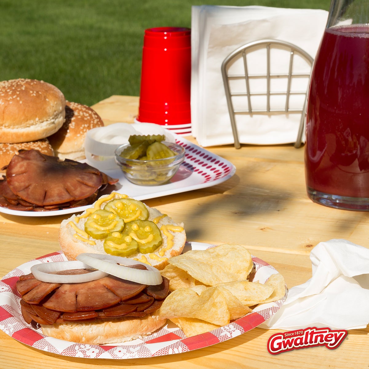 Grilled Bologna Sandwiches | Gwaltney Foods