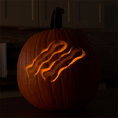 Bacon Jack O' Lantern