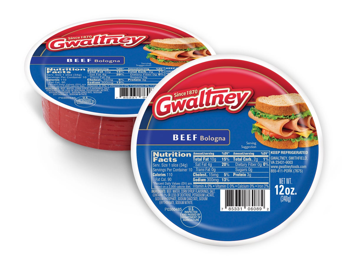Beef Bologna 12oz. | Gwaltney Foods