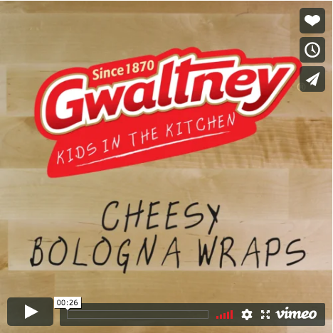 Chessy Bologna Wraps | Gwaltney Foods