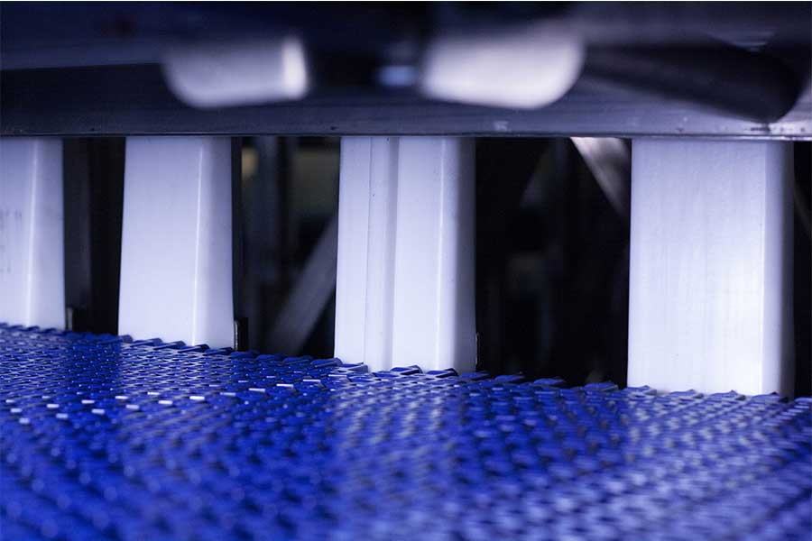 White plastic DirectDrive System cage bar caps