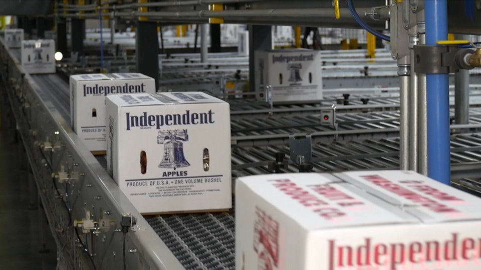 White boxes on DARB 90-degree sorter