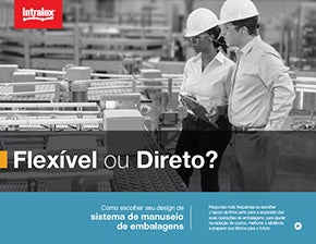 Capa do projeto do sistema de manuseio de embalagens da Intralox