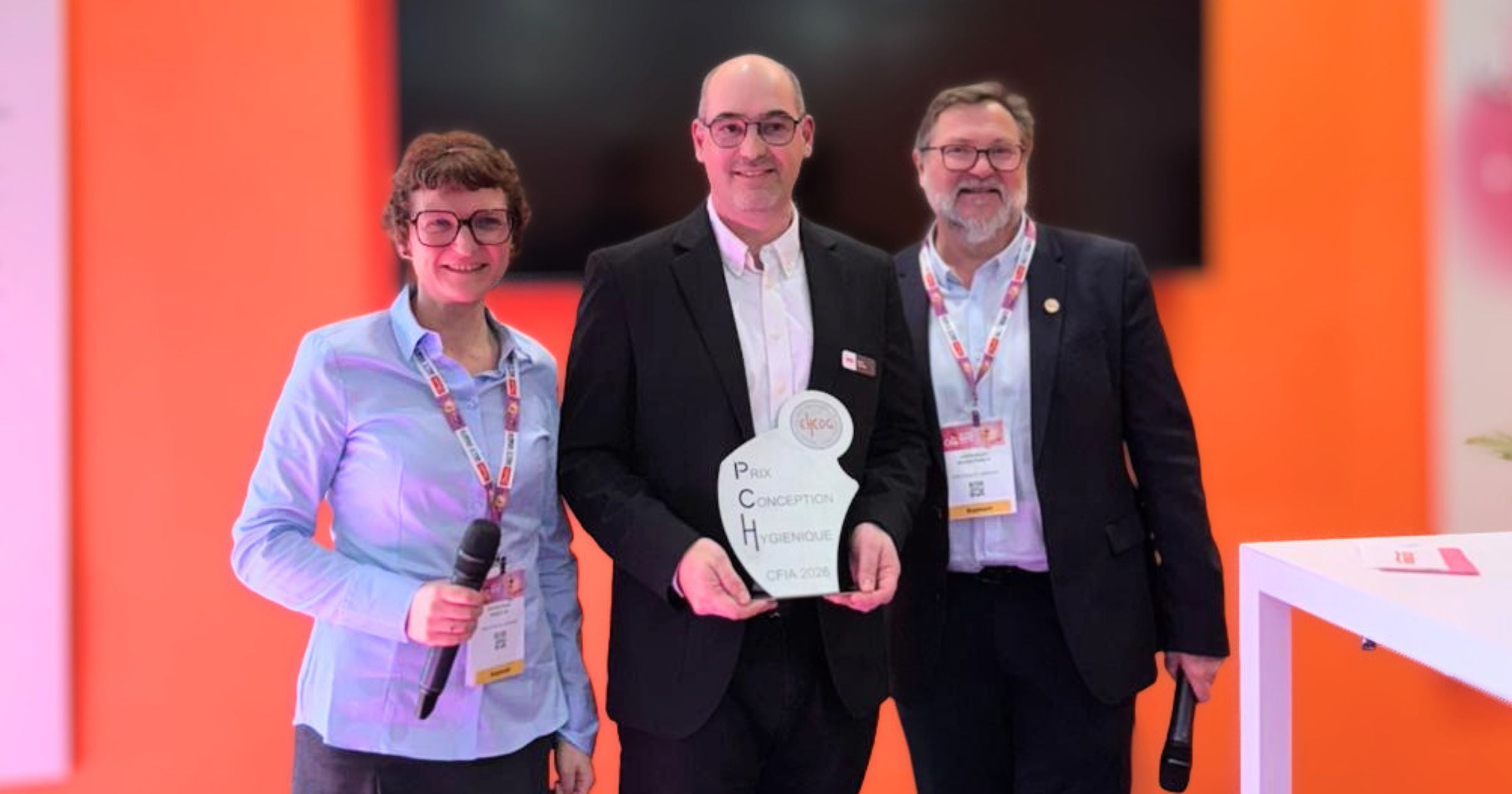 A photo of the recipients of the 2026 Hygienic Design Award