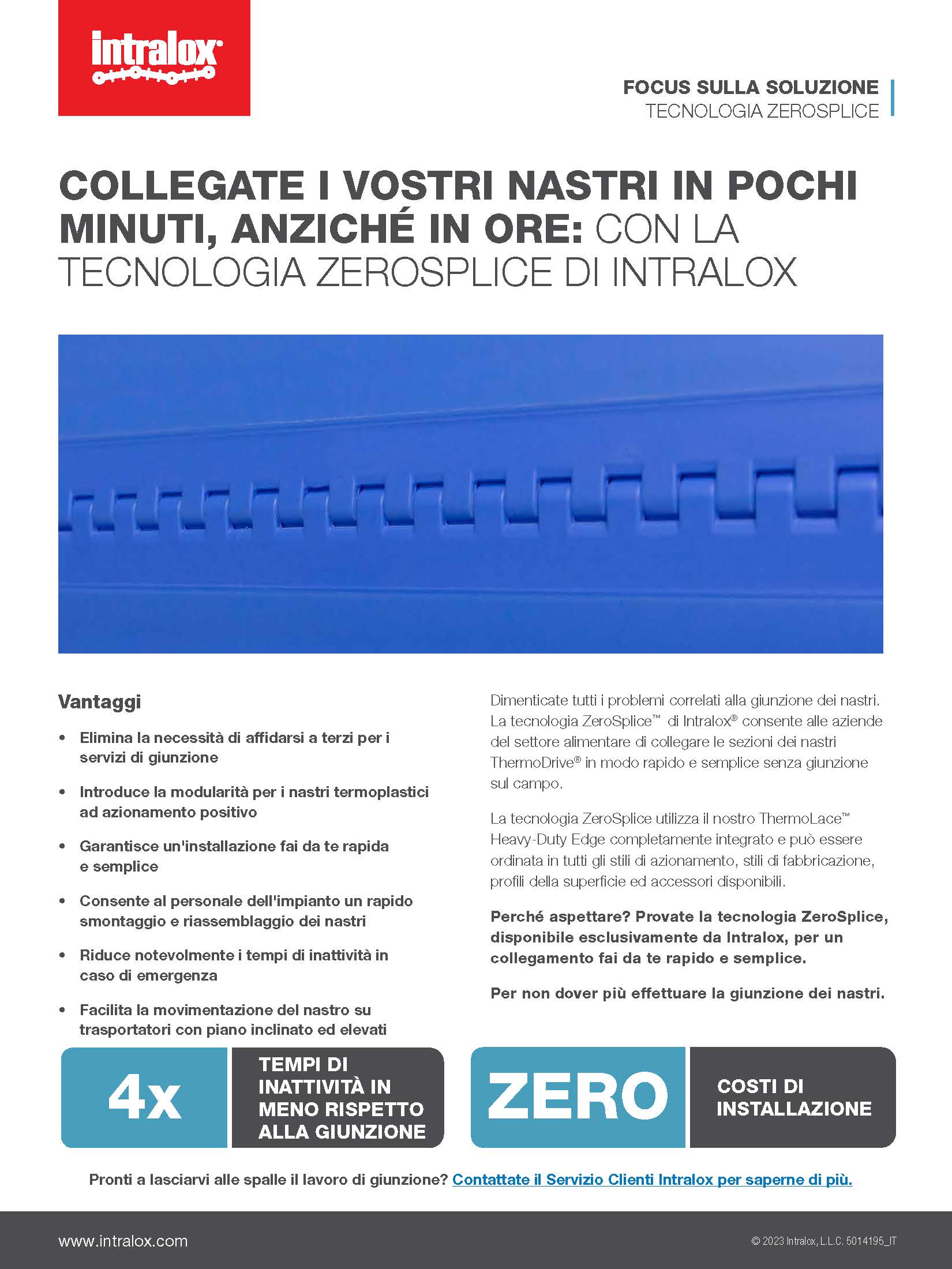 Miniatura del PDF Primo piano sulla tecnologia ZeroSplice