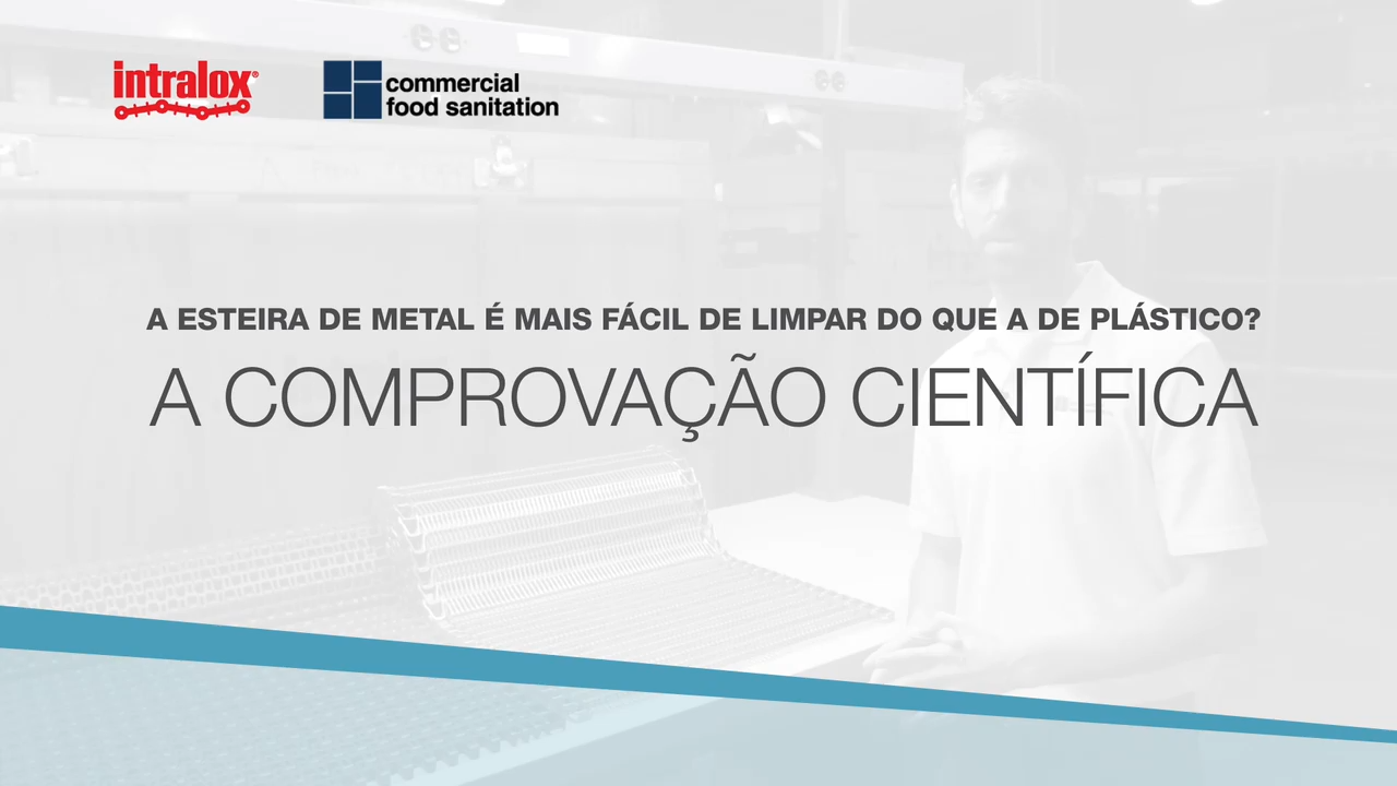 Texto: “A esteira de metal é mais fácil de limpar do que a de plástico? A Prova Científica”