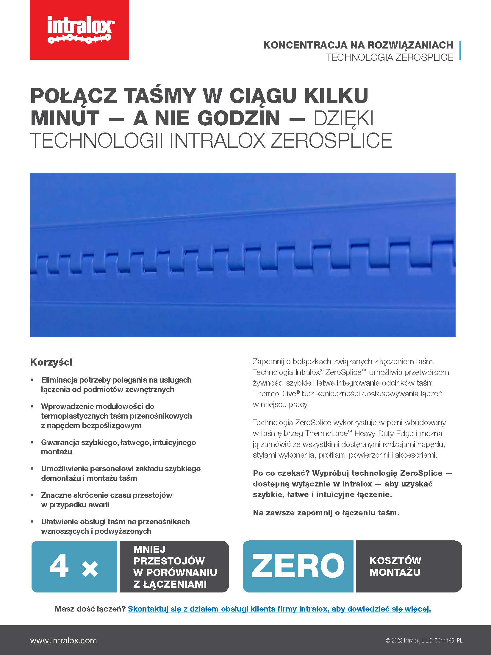 Miniatura dokumentu PDF Prezentacja rozwiązania Technologia ZeroSplice