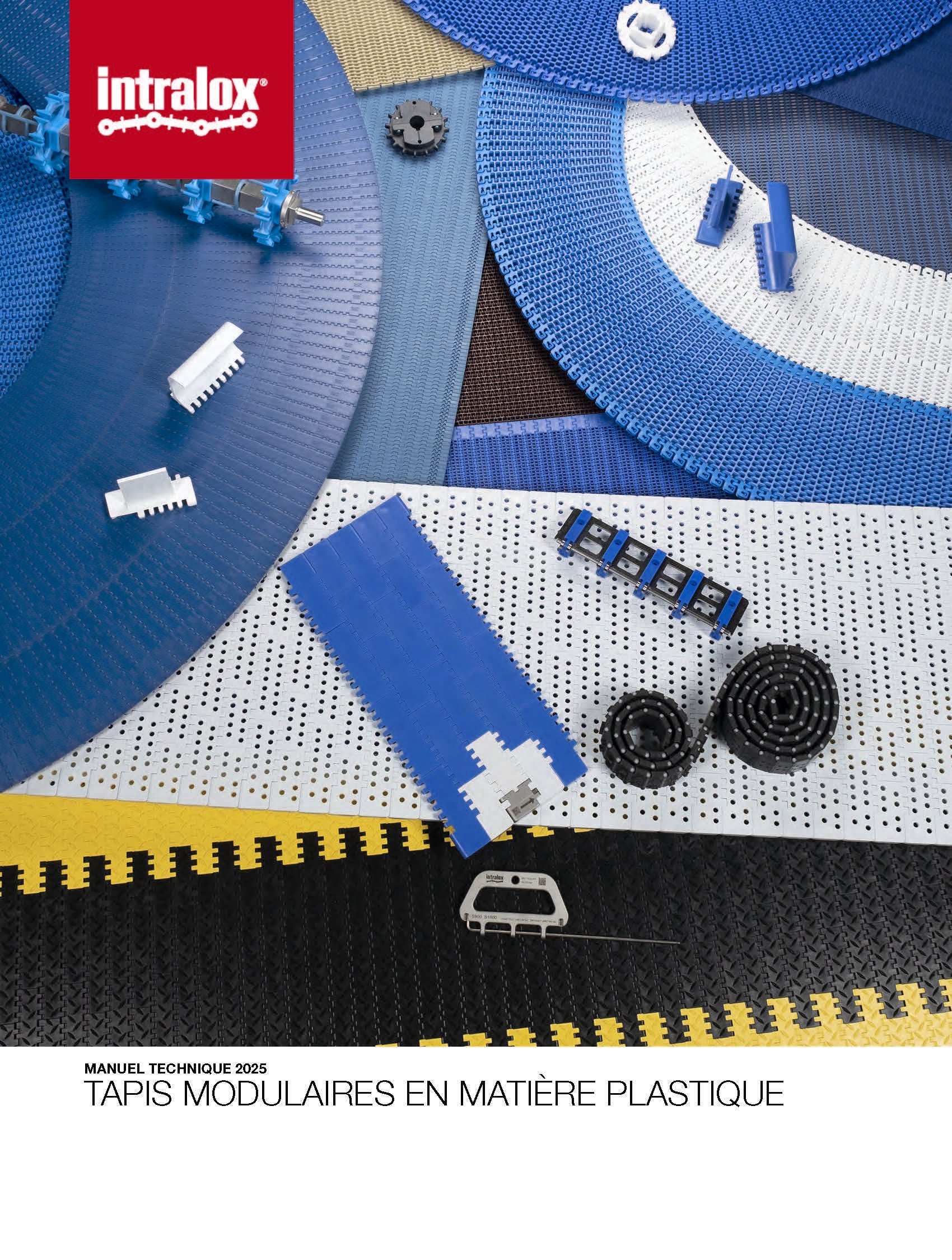 Couverture du Manuel technique des tapis transporteurs modulaires en plastique d'Intralox