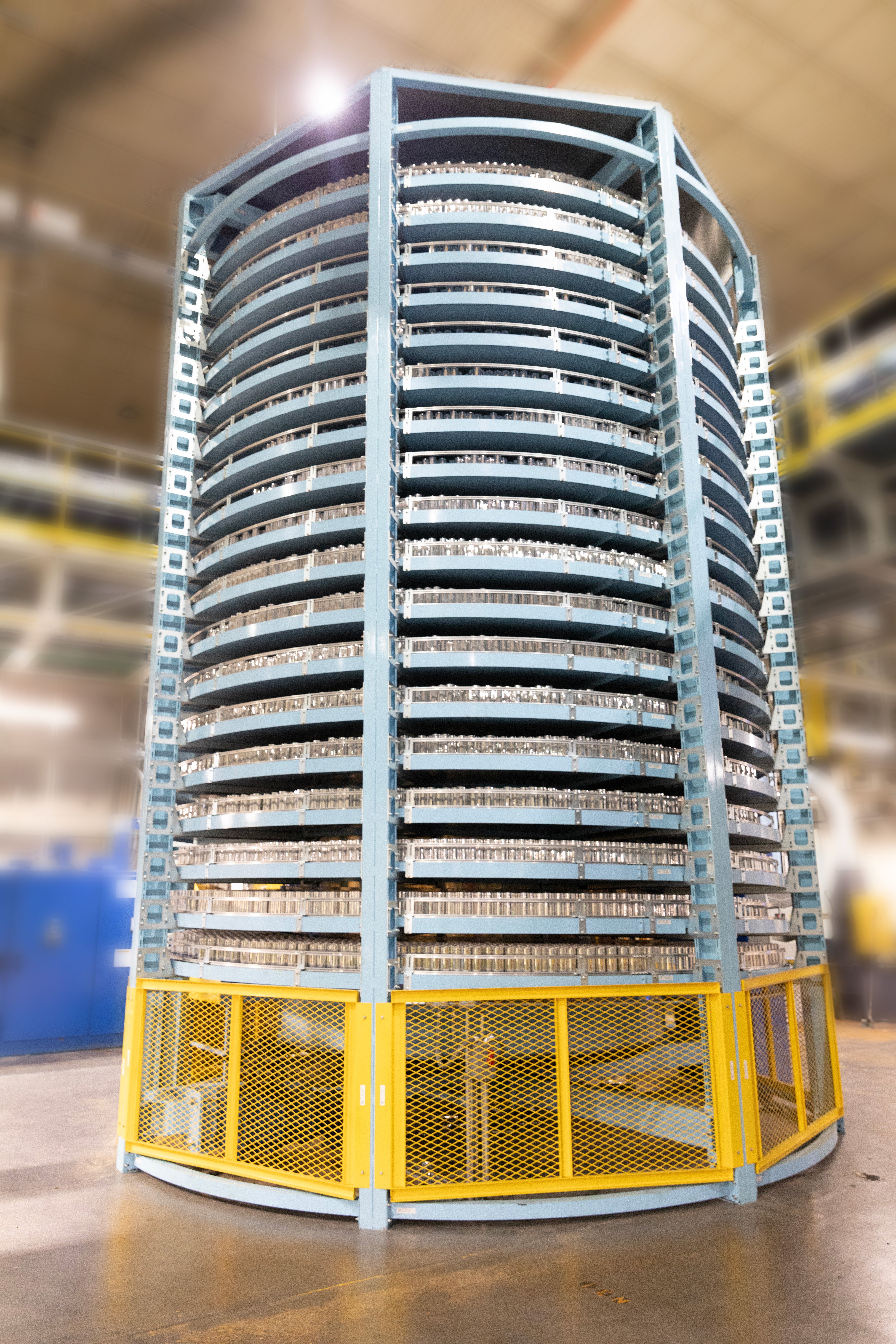 Akumulacja puszek na spirali dwukierunkowej