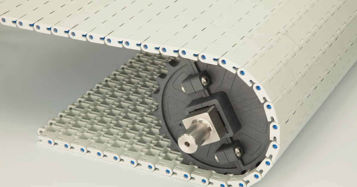 Series 1400 Flat Top Easy Release PLUS Belt Finder Intralox series-1400-flat-top-easy-release-plus-belt-finder-intralox