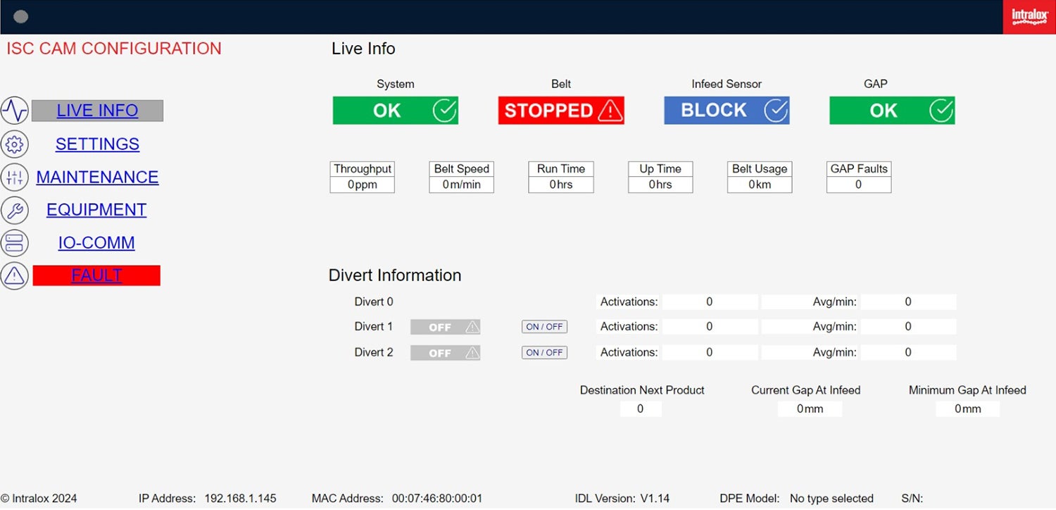 Screenshot of IDL-C 1.14 user interface
