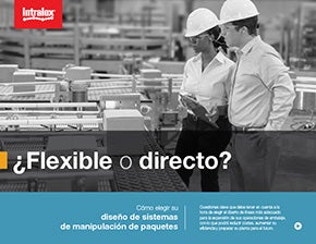 Portada de diseño de sistemas de manipulación de paquetes Intralox