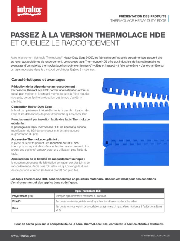 Capture d'écran de la présentation du ThermoLace Heavy-Duty Edge (HDE)