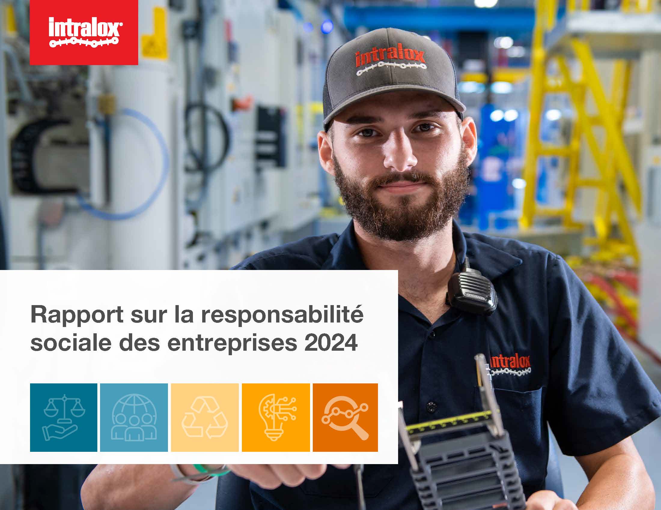 Couverture du Rapport sur la responsabilité sociale des entreprises d'Intralox