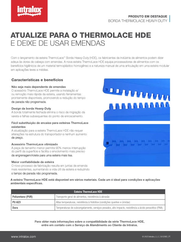 Captura de tela do produto em destaque ThermoLace Borda Heavy-Duty (HDE)