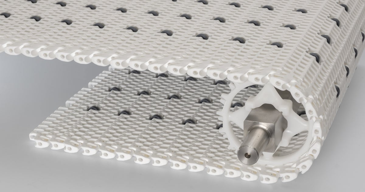 Series 2400 Radius Flush Grid (2.8) with Insert Rollers | Belt Finder ...