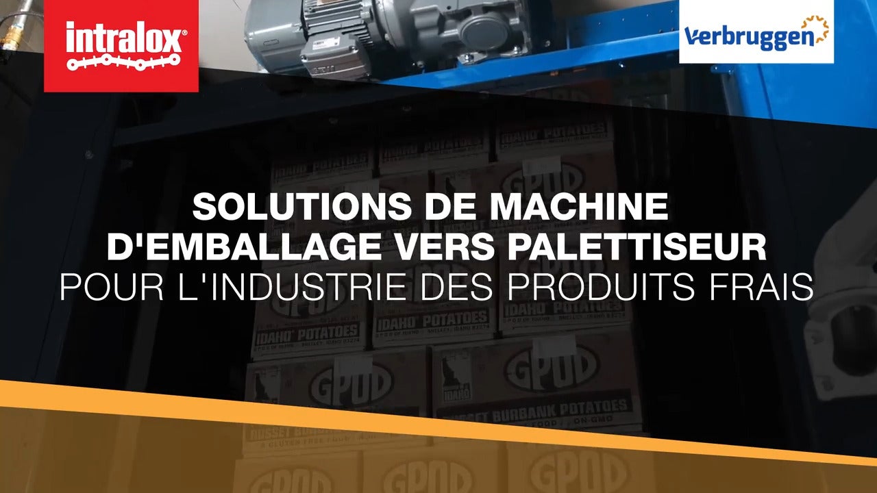 « Solutions de machine d'emballage vers palettiseur pour le secteur des produits alimentaires frais »