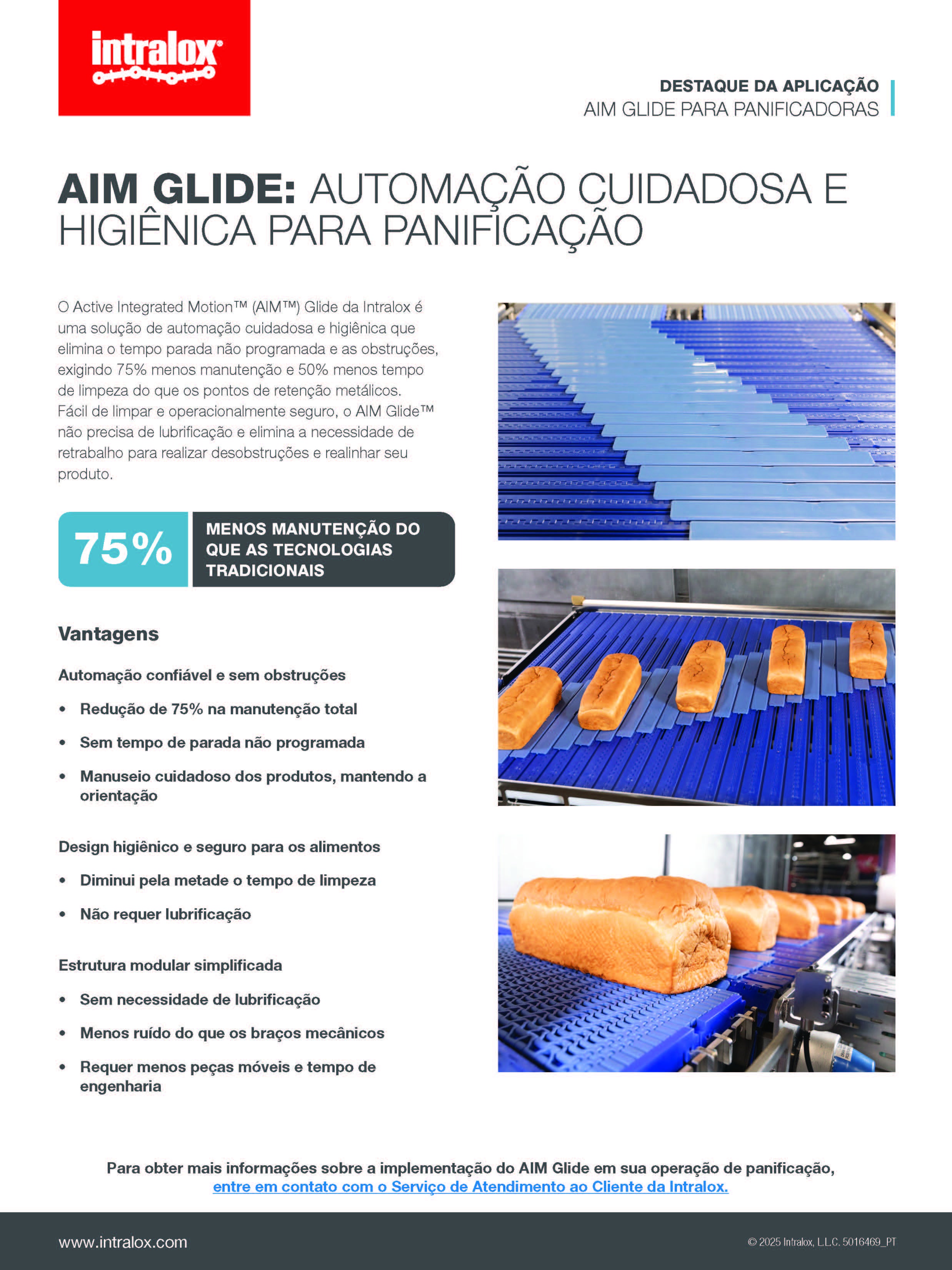 Miniatura do Destaque da Aplicação AIM Glide para Panificadoras