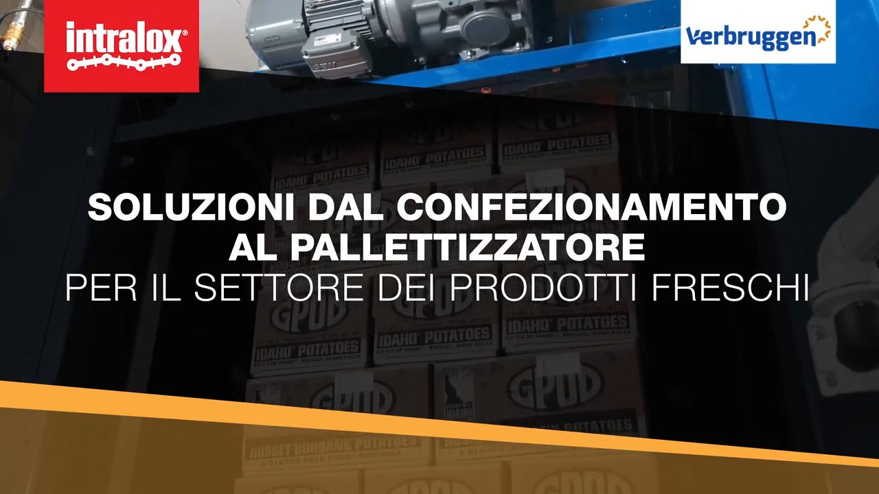 "Soluzioni dal confezionamento al pallettizzatore per il settore di prodotti freschi"
