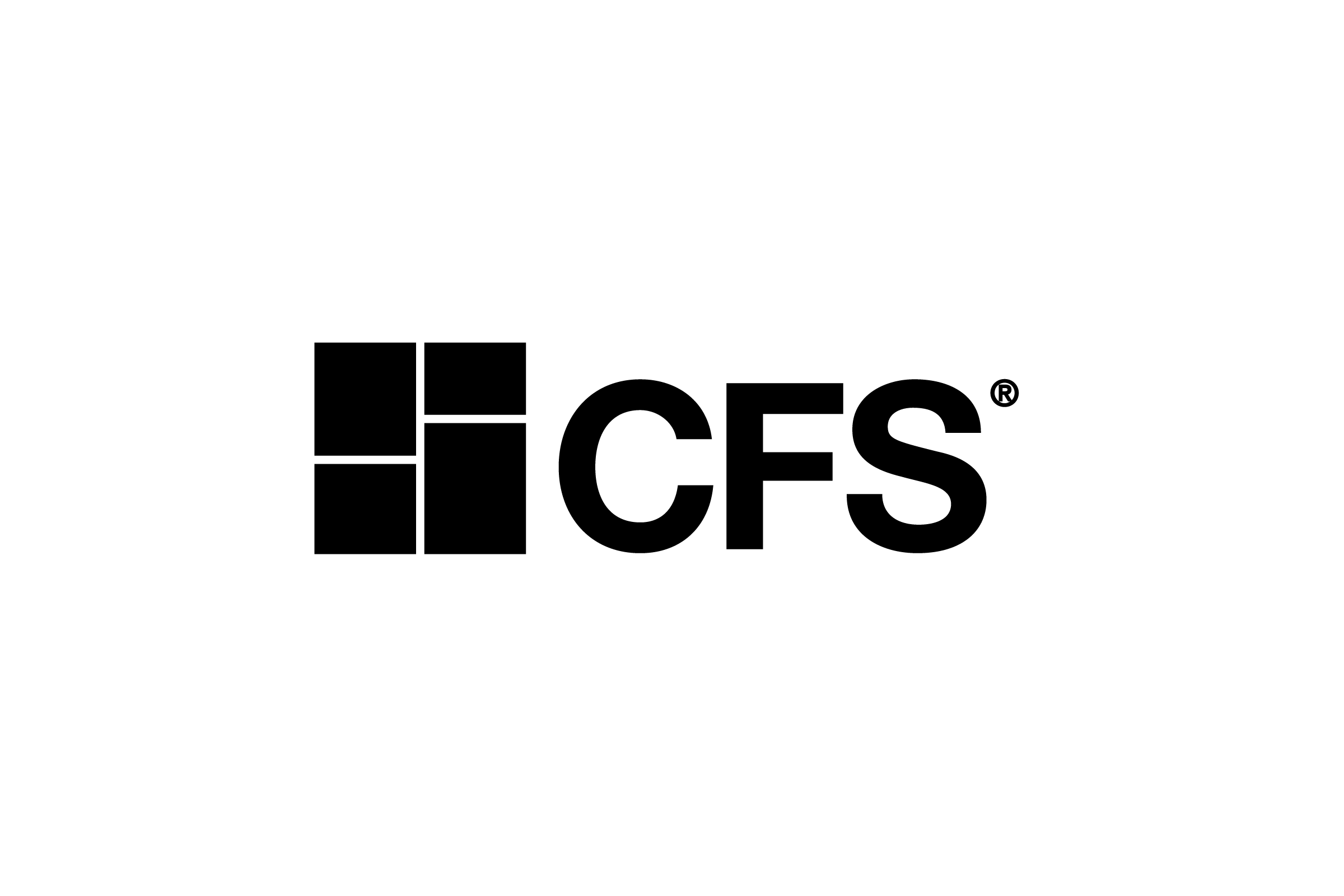 Logo CFS (Assainissement alimentaire commercial) avec marque déposée