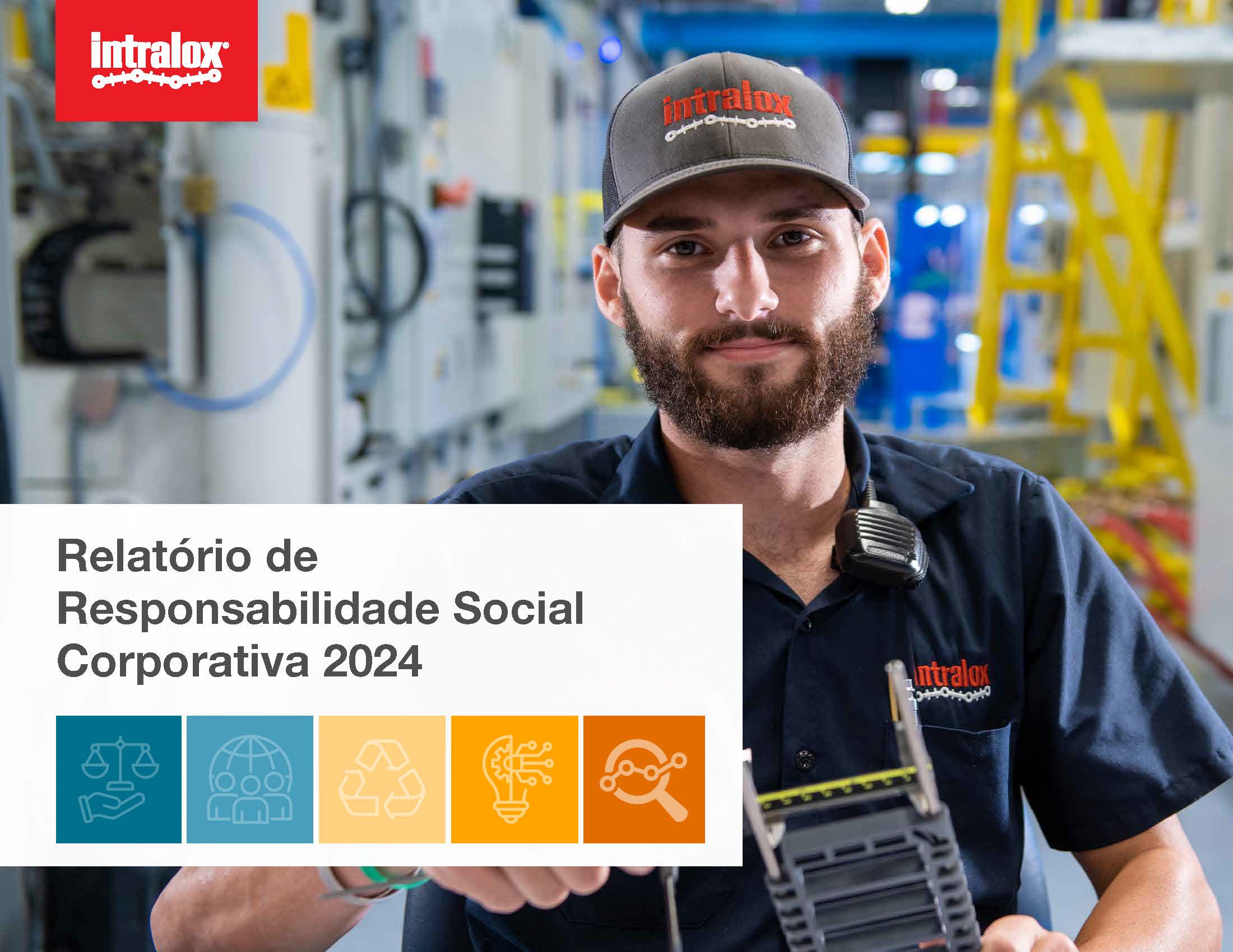 Capa do Relatório de Responsabilidade Social Corporativa da Intralox