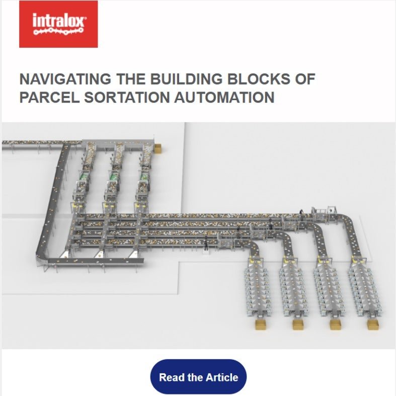 Captura de pantalla del boletín Material Handling Insights de Intralox