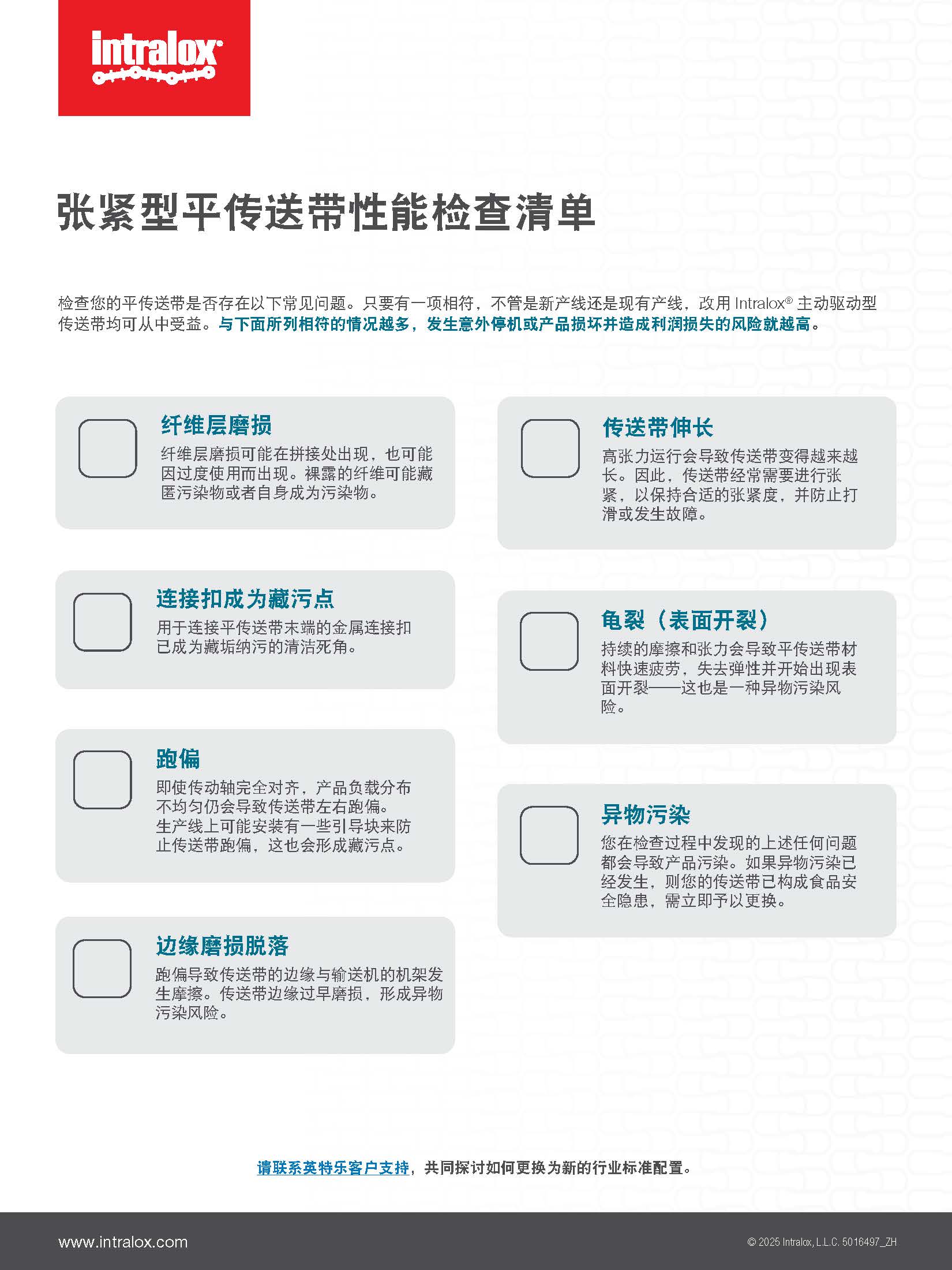平传送带性能检查清单缩略图
