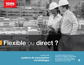 Couverture Système de manutention de l'emballage Intralox